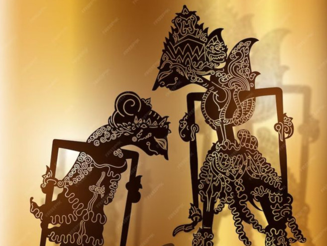 Ilustrasi wayang. [Pinterest]